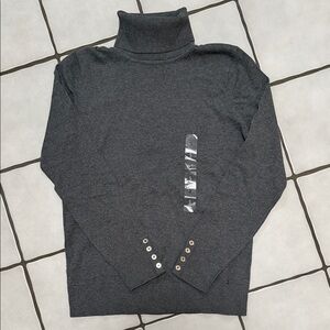 Tommy Hilfiger Charcoal Turtleneck Sweater